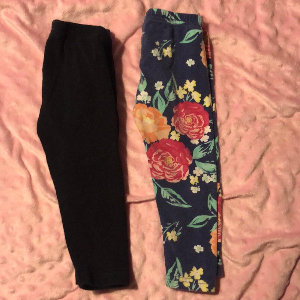 2 pairs of leggings, 18 months